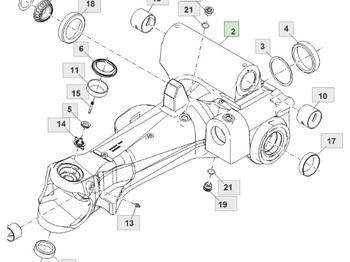 Essieu avant JOHN DEERE