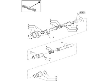 Essieu et pièces NEW HOLLAND
