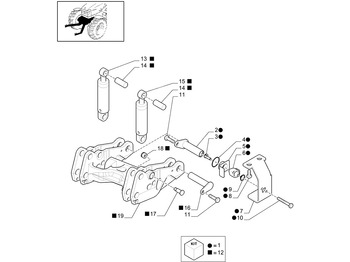 Vérin hydraulique NEW HOLLAND