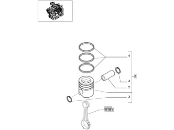Pistons/ Anneaux/ Manchons NEW HOLLAND