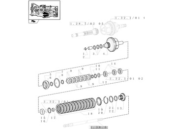 Embrayage et pièces NEW HOLLAND