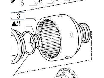 Mécanisme d'embrayage NEW HOLLAND