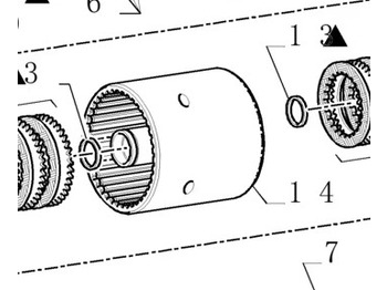 Mécanisme d'embrayage NEW HOLLAND