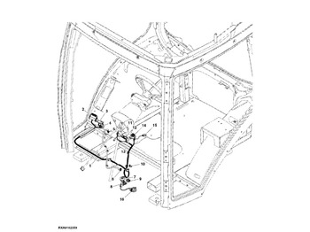 Câble/ Fil JOHN DEERE