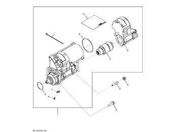 Démarreur JOHN DEERE