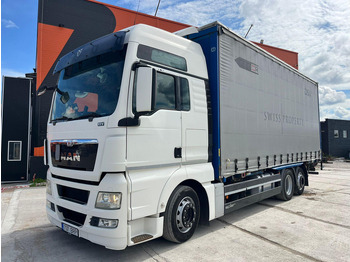 Camion à rideaux coulissants MAN TGX 26.440 6x2 BDF / BOX L=7430 mm: photos 2