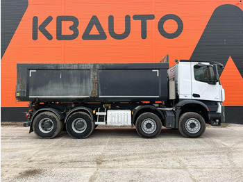 Camion benne Mercedes-Benz Arocs 4151 8x4 BORDMATIC / FULL STEEL / DRUM BRAKES / BOX L=6140 mm: photos 4