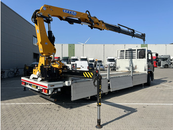 Camion grue DAF LF 320 FA / Effer 175.2/c3s Crane / 363 dkm / Plateau / APK TUV 08-25: photos 2