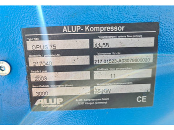 Compresseur d'air Kompresor śrubowy ALUP OPUS 75 75 kw: photos 5 Compresseur d'air Kompresor śrubowy ALUP OPUS 75 75 kw: photos 5