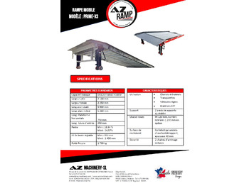 Rampe de chargement neuf AZ RAMP PRIME XS-6 mobile loading ramp: photos 2 Rampe de chargement neuf AZ RAMP PRIME XS-6 mobile loading ramp: photos 2