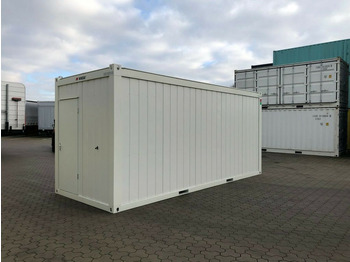 Semi-remorque porte-conteneur/ Caisse mobile 20ft Bürocontainer Wohncont.Mannschaftscontainer: photos 2