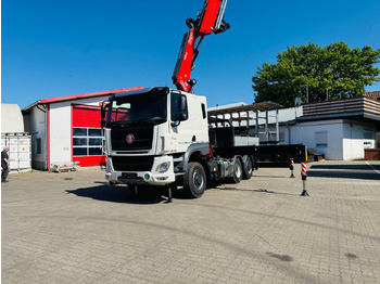 Camion plateau, Camion grue Tatra 6x6x6 Phoenix Fassi F545RA.2.27 L214 V20: photos 5