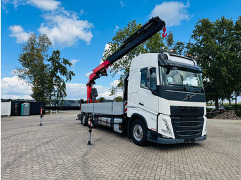Camion plateau, Camion grue Volvo FH 540 6x2 Container Fassi F545 Heck: photos 5