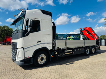 Camion plateau, Camion grue Volvo FH 540 6x2 Container Fassi F545 Heck: photos 3