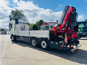 Camion plateau, Camion grue Volvo FH 540 6x2 Container Fassi F545 Heck: photos 4
