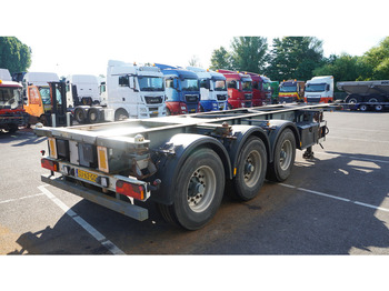 Semi-remorque porte-conteneur/ Caisse mobile Groenewegen 3 AXLE CONTAINER TRANSPORT TRAILER: photos 4