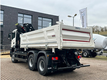 Camion benne, Camion grue MAN TGS 33.440 6x6 /3-Seiten- Kipper / Kran HIAB 302: photos 4