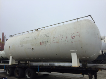 Semi-remorque citerne pour transport de carburant Van Hool Open flatbed trailer Stationary tank 50m3 - Gas, Gaz, LPG, GPL, Propane, Butane ID 1.1: photos 2