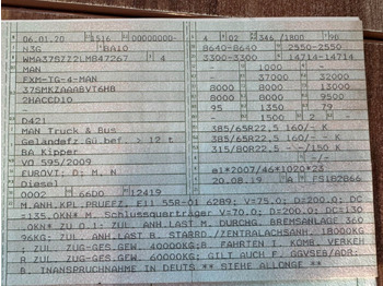 Camion benne MAN 35.470 8X4 Kipperfahrgestell Reifen 12 X NEU Top: photos 2 Camion benne MAN 35.470 8X4 Kipperfahrgestell Reifen 12 X NEU Top: photos 2