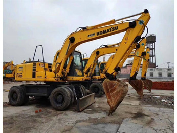 Pelle sur pneus Komatsu PW150: photos 2