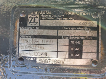Essieu et pièces pour Engins de chantier Liebherr AP B 745 aus A312: photos 5