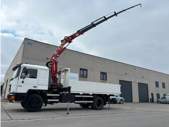 MAN 18-222. Kran HMF 18t/m Bj 2001. en leasing occasion MAN 18-222. Kran HMF 18t/m Bj 2001.: photos 1