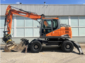 Pelle sur pneus Doosan DX 165 W-5  2017   8450 H  ENGCON  ROTOTILT: photos 3