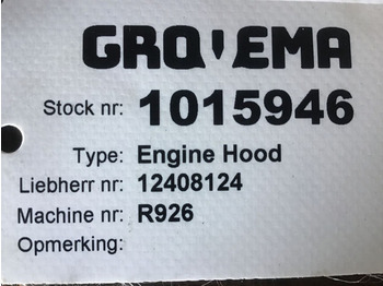 Capot Liebherr Bonnet Right: photos 4