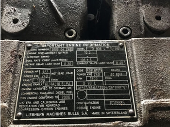 Moteur LIEBHERR