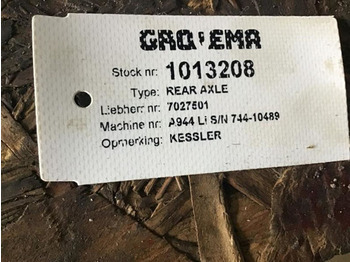 Essieu et pièces Liebherr Rearaxle: photos 4