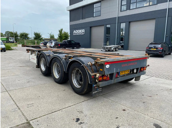 Semi-remorque porte-conteneur/ Caisse mobile Pacton TXC 343 Multi / 3x Extendable / 1x Lift Axle: photos 2