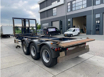 Semi-remorque porte-conteneur/ Caisse mobile Van Hool 20 FT Tipping chassis / kiepchassis: photos 5