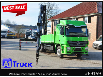 Camion grue MERCEDES-BENZ Actros 1844