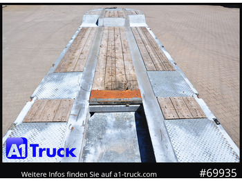 Remorque porte-engin surbaissée pour transport de équipements lourds MUELLER-MITTELTAL T4 Profi, 4 achs Tieflader, hydr. Rampen,: photos 3