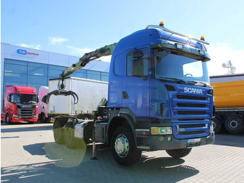 Tracteur routier Scania R420, 6x4, EURO 3, HYDRAULIC ARM LOGLIFT F135ZT94A, LIGHTS: photos 3