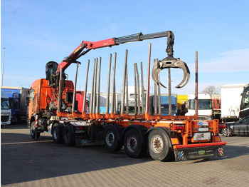 Tracteur routier, Semi-remorque grumier Scania R500, 6x6, RETARDER, OPTICRUISE, PALFINGER EPSILON Q170Z96, NAVIGATION: photos 5