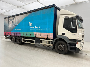 Camion à rideaux coulissants Iveco Stralis 270 - 6x2: photos 3