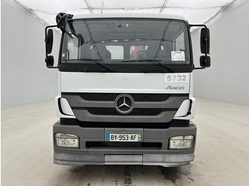 Camion ampliroll, Camion grue Mercedes-Benz Axor 1824: photos 2