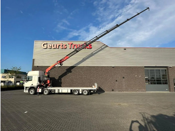 Camion grue DAF CF 450 8X2 OPRIJWAGEN/MACHINE TRANSPORTER + PALFINGER PK 29002 G KRAAN/KRAN/CRANE/GRUA: photos 3