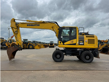 Pelle sur pneus KOMATSU PW180