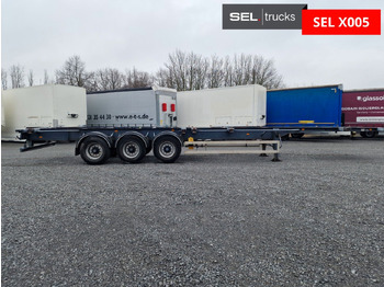 Semi-remorque porte-conteneur/ Caisse mobile Krone SDC 24 Containerchassie: photos 3