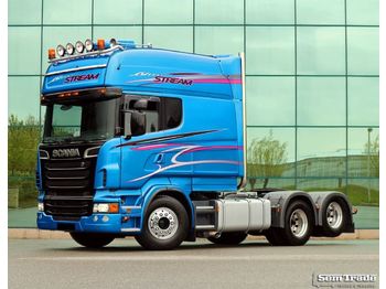 Tracteur routier Scania R730-V8 6X2 LONGLINE XXL - PTO + HYDRAULICS NEW CONDITION