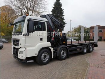 Grue mobile MAN TGS 35.470 8x2 Kran HIAB XS 322 E6 Jib Pritsche