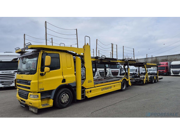 Camion porte-voitures DAF FA CF 75.360 EURO 5 přepravník aut - prodejné jen s přívěsem GROENEWOLD P0461K - cena je za celou soupravu: photos 2