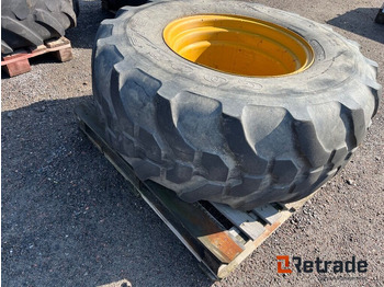 Matériel de chantier Tvillingmontering dæk og fælge med beslag til Hydrema rendegraver.: photos 3 Matériel de chantier Tvillingmontering dæk og fælge med beslag til Hydrema rendegraver.: photos 3