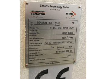 Machine d'impression SCHNEIDER SENATOR 115 H Model TC High-speed cutter: photos 4
