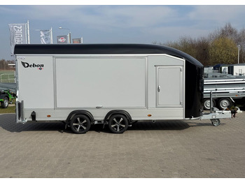 Remorque porte-voitures neuf DEBON C1000 - kryta laweta | 490 x 202 cm / 3500kg / felgi ALU / wciągarka elektryczna: photos 3