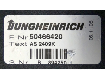 Bloc de gestion pour Matériel de manutention Jungheinrich 50466420 | Rij/hef regeling Drive/Lifting controller AS2409k SW 1,4: photos 4 Bloc de gestion pour Matériel de manutention Jungheinrich 50466420 | Rij/hef regeling Drive/Lifting controller AS2409k SW 1,4: photos 4