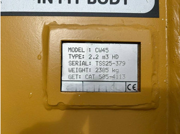 Godet pour Engins de chantier CW 45 Rock Bucket: photos 5 Godet pour Engins de chantier CW 45 Rock Bucket: photos 5