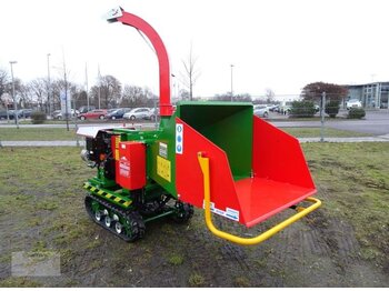 Broyeur de végétaux neuf Green Energy CIP1300 Holzhäcksler Häcksler Kette Raupe Diesel Motor NEU: photos 4